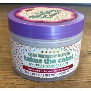 Tree Hut Our Birthday Butter Takes the Cake Whipped Shea Body Butter 8.4 oz RARE
